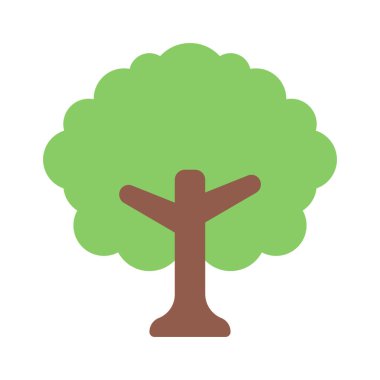 vektör ağacı simgesi illüstrasyonu