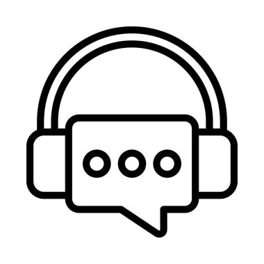 Canlı Sohbet Desteği simgesi illüstrasyonu 