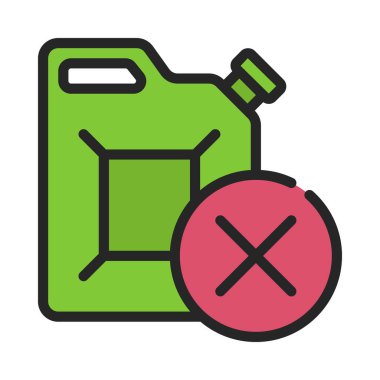 Yakıt simgesi vektör çizimi yok