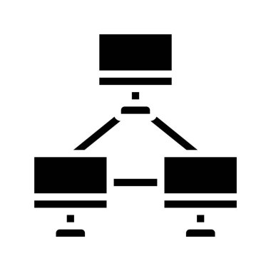 Küme Hesaplama simgesi vektör illüstrasyon tasarımı