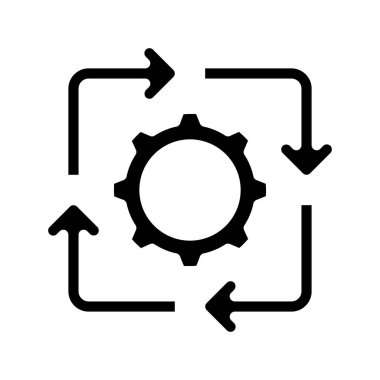  İşlem simgesi vektör illüstrasyon tasarımı
