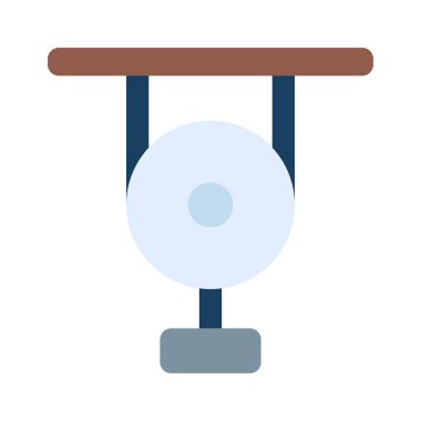 Makara Ağırlık Aygıtı düz simgesi, vektör illüstrasyonu 