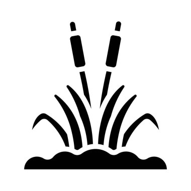 Reeds web simgesi vektör illüstrasyonu