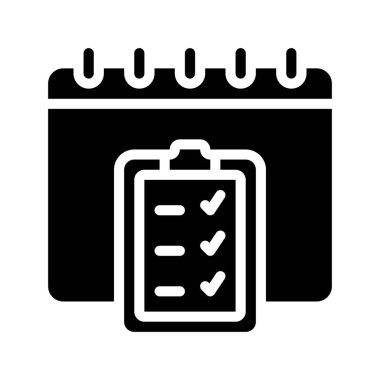 Yıllık Rapor web simgesi düz tasarım, vektör illüstrasyonu