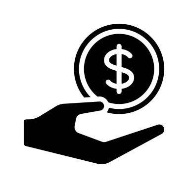 Para web sitesi vektör illüstrasyonunu ver