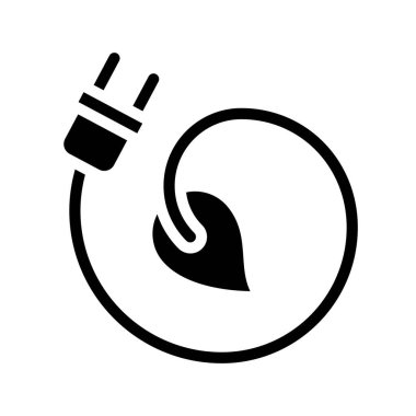 Eko fiş düz kutsal kişilerin resmi, vektör çizim 