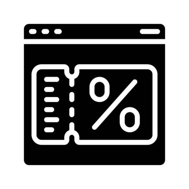 Kupon simgesi, basit biçim