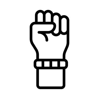 Bileklik Ağ simgesi vektör illüstrasyonu