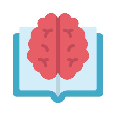 Bilgi web simgesi düz tasarım, vektör illüstrasyonu