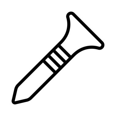 Metal tırnak vektör çizimi