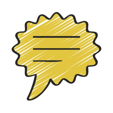 Wow İleti simgesi, vektör illüstrasyonu 