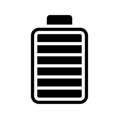 Battery icon, vector illustration simple design