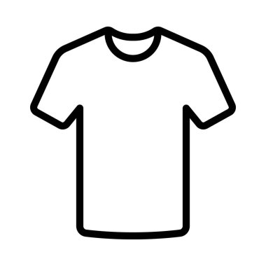 Tişört web simgesi, vektör illüstrasyonu         