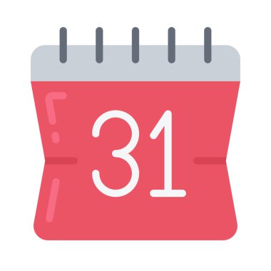 Takvim web simgesi, vektör çizim  