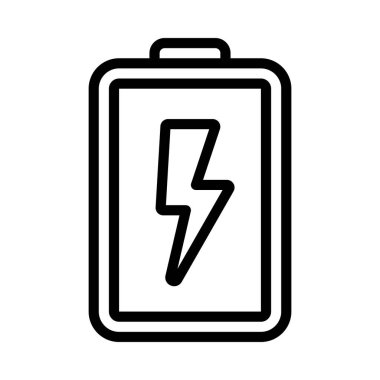 Tam Batarya ağ ikonu vektör illüstrasyonu