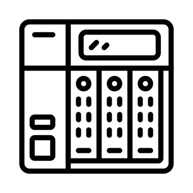 Raid Sürücü simge vektör illüstrasyon tasarımı