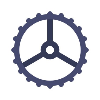  Cogwheel simgesinin vektör illüstrasyonu