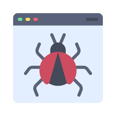 Hata Simgesi Basit Vektör İllüstrasyonu