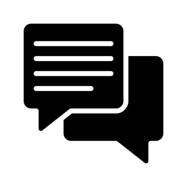 ileti simgesi, vektör illüstrasyonu 