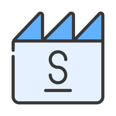 Tedarikçi web simgesi vektör illüstrasyonu