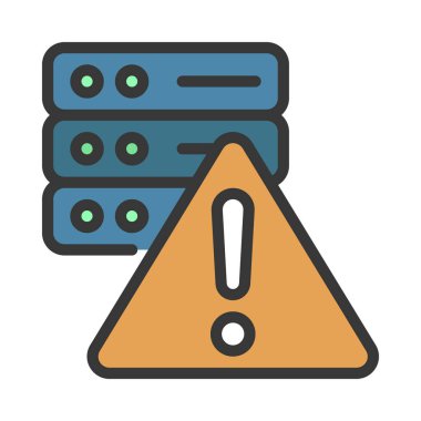 veri sunucusu simgesi vektör illüstrasyon tasarımı