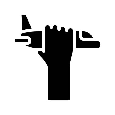 Seyahat Hackleme simgesi vektör illüstrasyon tasarımı