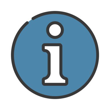 bilgi düzlüğü simgesi, vektör illüstrasyonu