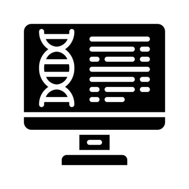 DNA Denetleyici simgesi vektör çizimi tasarımı