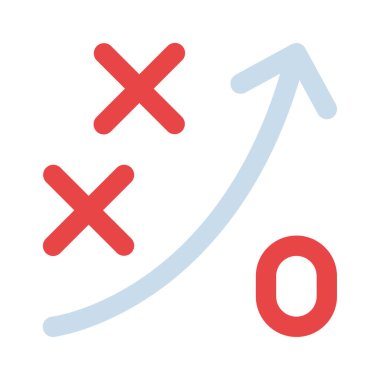 Stratejik Plan simgesi vektör illüstrasyon tasarımı