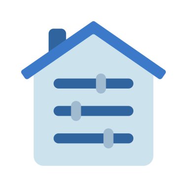 Ev Denetimleri simgesi, vektör illüstrasyonu   