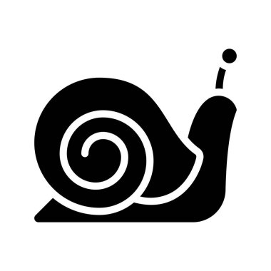 Salyangoz Web simgesi basit tasarım