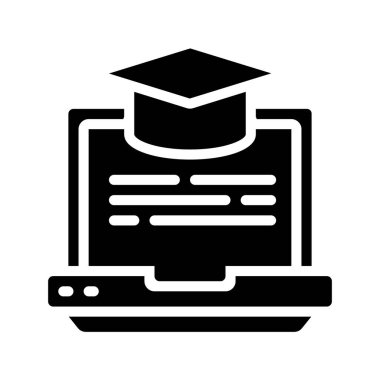 Makine Öğrenme simgesi, vektör illüstrasyonu                   