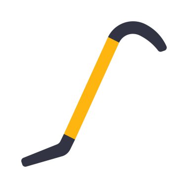 Crowbar Araç simgesinin vektör illüstrasyonu