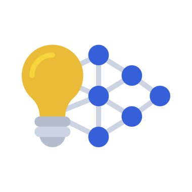 Akıllı Algoritma simgesi vektör çizimi