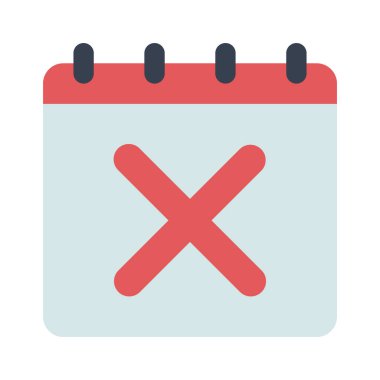 Takvim web simgesi, vektör çizim  