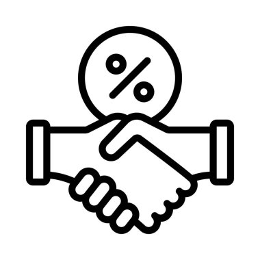 Komisyonlar web simgesi vektör çizimi 