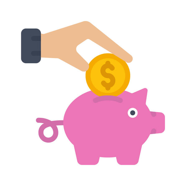 Savings web icon vector illustration