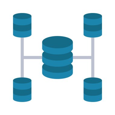 ağ bağlantısı ikonu vektör illüstrasyonu. Veri Ağı     