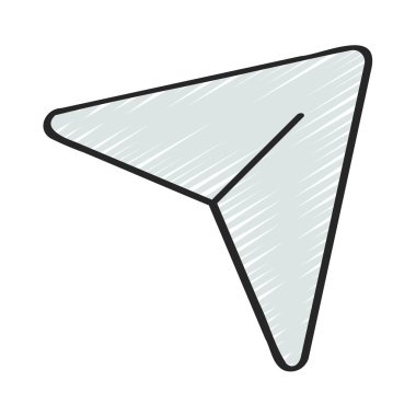 Simge vektör illüstrasyon tasarımı gönder