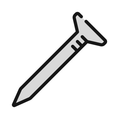 Metal tırnak vektör çizimi