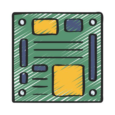 Ana kart web simgesi vektör illüstrasyonu