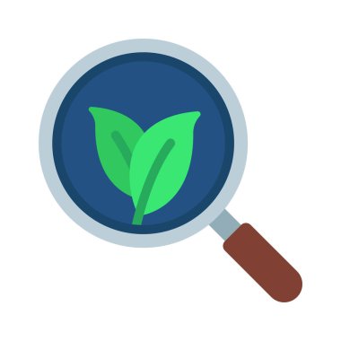 Çevresel Araştırma simgesi, vektör illüstrasyonu   