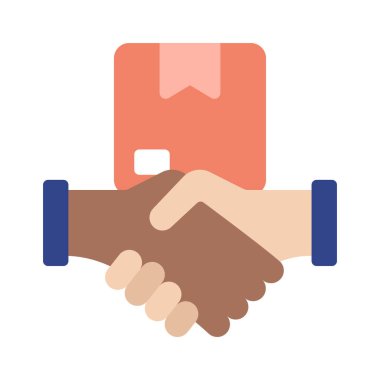 Tedarikçi web simgesi vektör illüstrasyonu