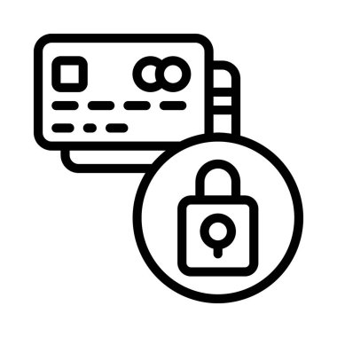 ikon vektör illüstrasyonunu kilitle