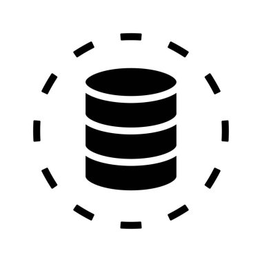 Veri Çemberi simgesi, vektör illüstrasyonu  