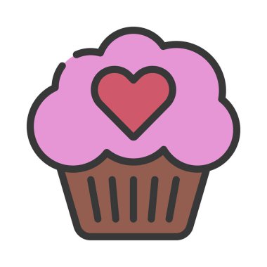 Kek vektör ikonu çizimi 