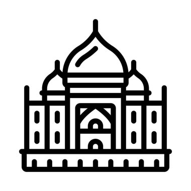 Arapça İnşa Ağı ikonu vektör illüstrasyonu 