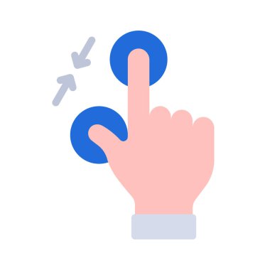 Çimdik ağ simgesi vektör illüstrasyonuName