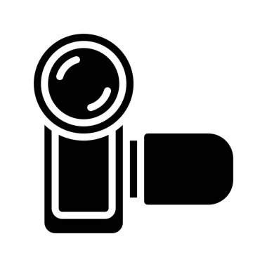 Kamera Kamera Kamera simgesi vektör illüstrasyon tasarımı