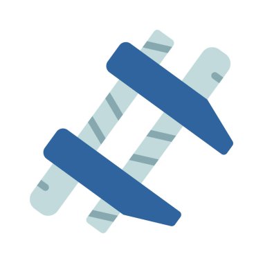 F Clamp ağ simgesi vektör illüstrasyonu 